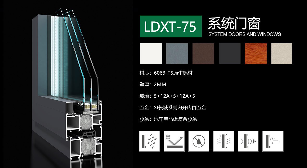 LDXT-75系统门窗