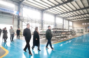 News | The China-EU Energy-saving Door and Window Industry Development Alliance and its delegation visited the Zhongtian Green Shield for inspection work!